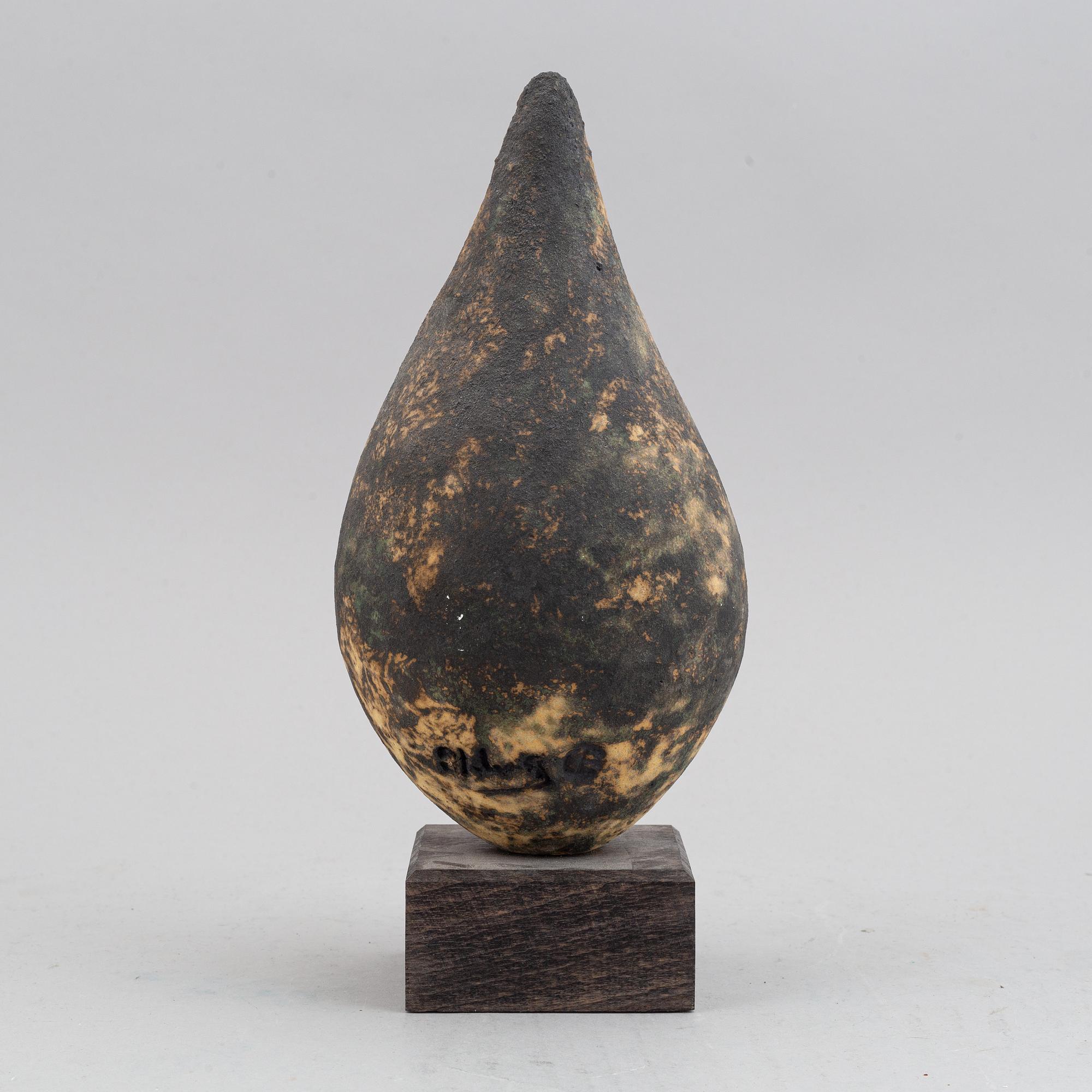 A stoneware sculpture by Alf Ekberg, signed.