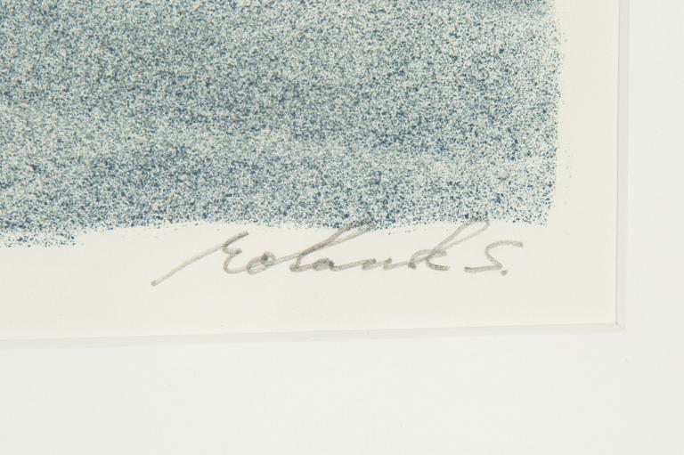 Roland Svensson, färglitografi, signerad och numrerad 10/100.