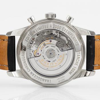 Breitling, Transocean GMT, "Limited Edition", kronograf, 43 mm.