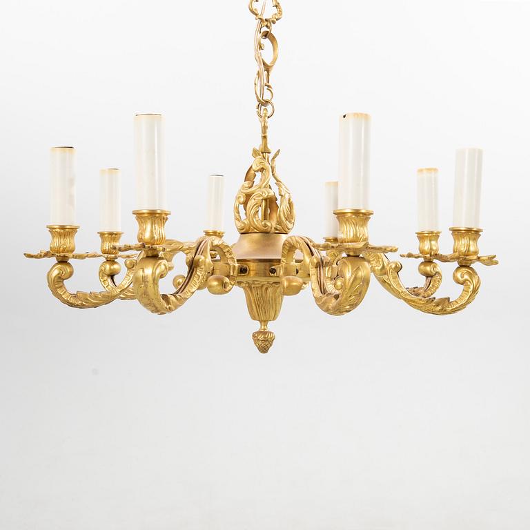 Ceiling lamp Louis XV style, first half of the 20th century.