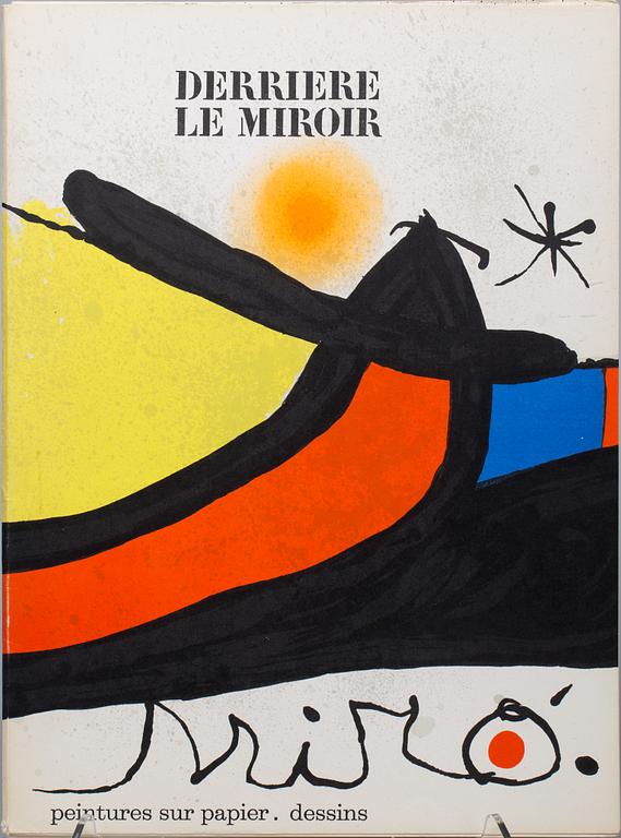 TIDSKRIFTER, 2 st, "Derriere le Miroir". Innehållande litografier.