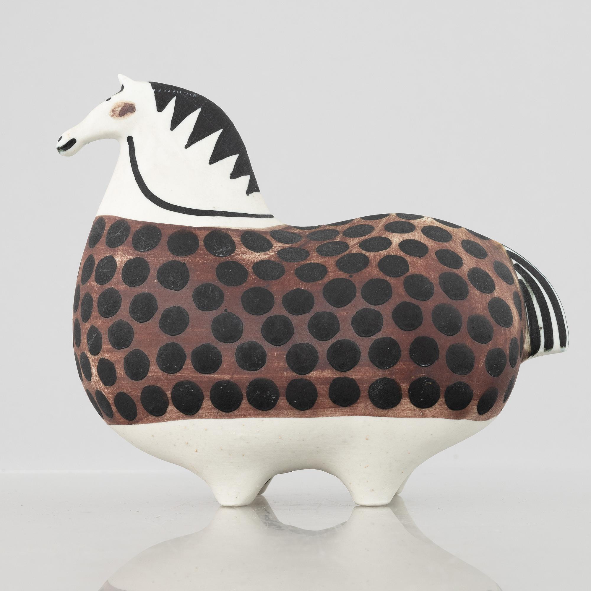 Stig Lindberg, a stoneware sculpture "Springare", Gustavsberg, in production 1952-1972.