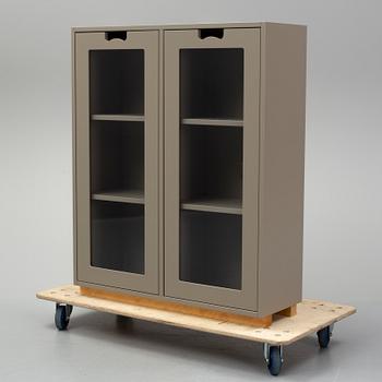 Jonas Bohlin & Thomas Sandell, a grey lacquered 'Snow' cabinet for Asplund, Sweden ca 2000.