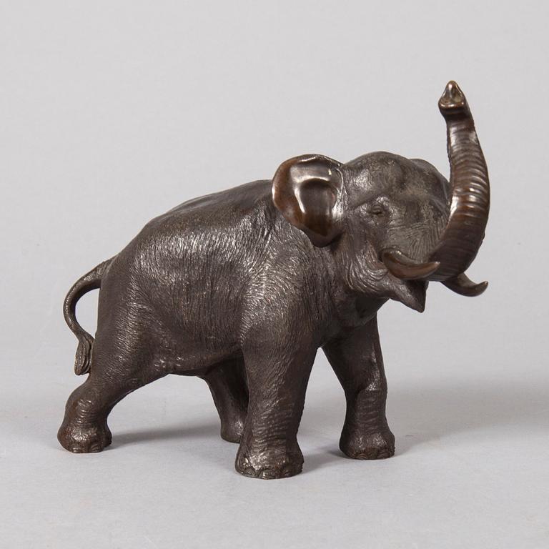 ELEFANT, brons, Japan ca 1900.