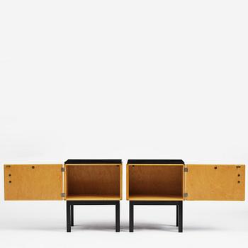 Axel Einar Hjorth, a pair of "Svea" bedside tables, Nordiska Kompaniet, 1934.