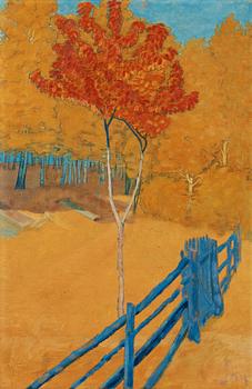 923. John Sten, "Höstlandskap" (Autumn landscape).