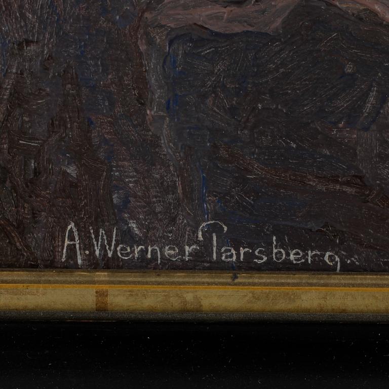 A. WERNER PARSBERG, olja på duk, signerad.