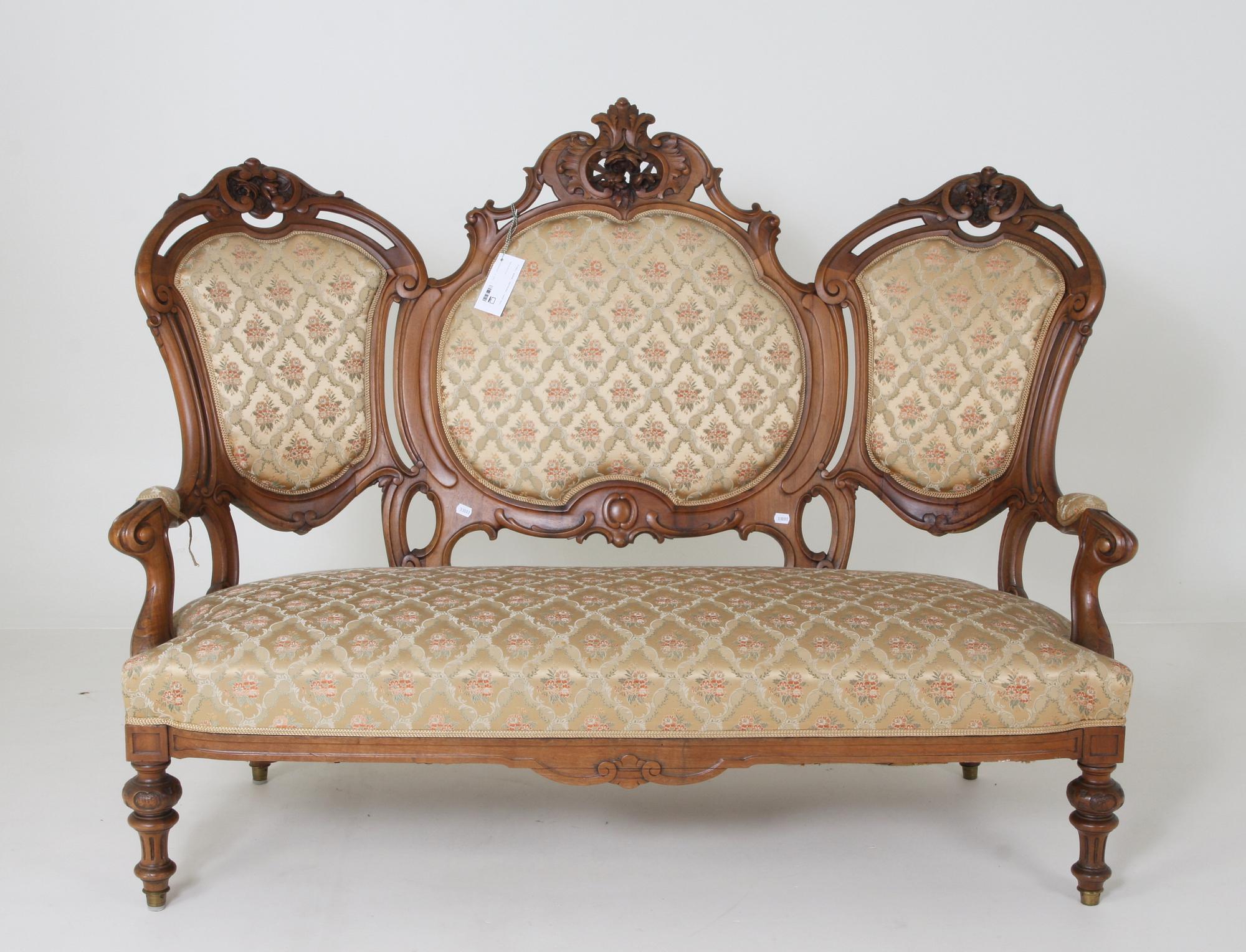 SOFFA, nyrokoko, 1800-tal.