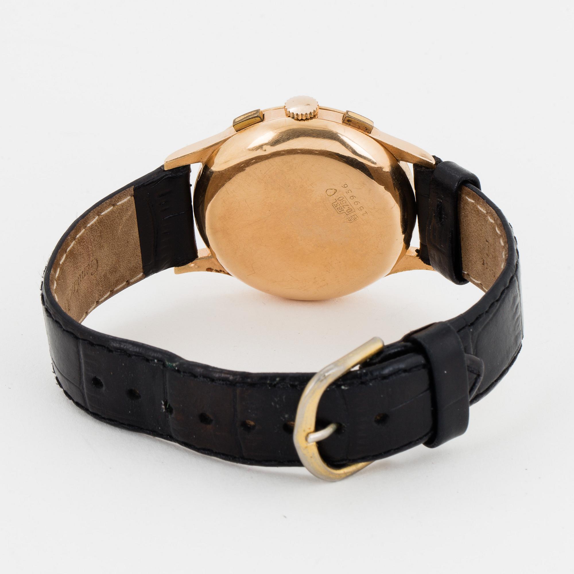 PRECY, wristwatch, chronograph,  37 mm.