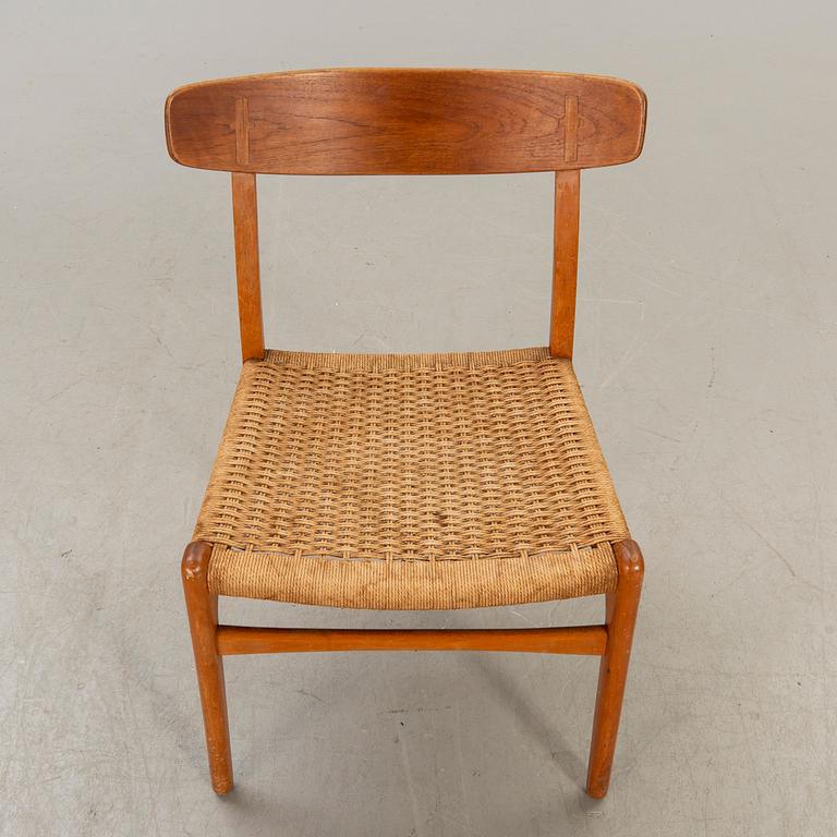 Hans J Wegner, ”Spisestolen”, CH-23, Danmark.