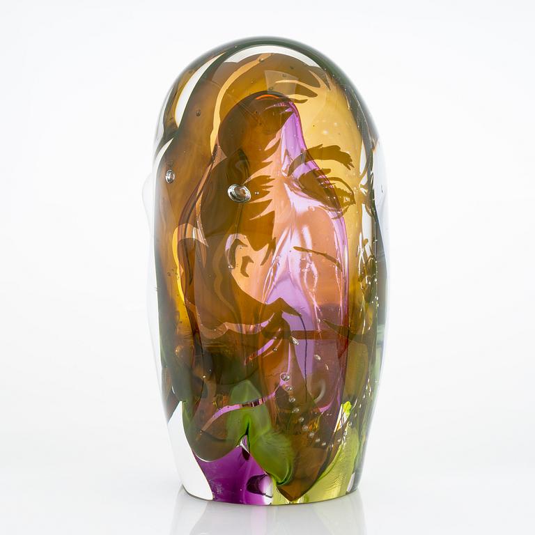 Tommi Ketonen, glass sculpture, 'Representative until the very end', signed Tommi Ketonen 2022, Nuutajärvi.