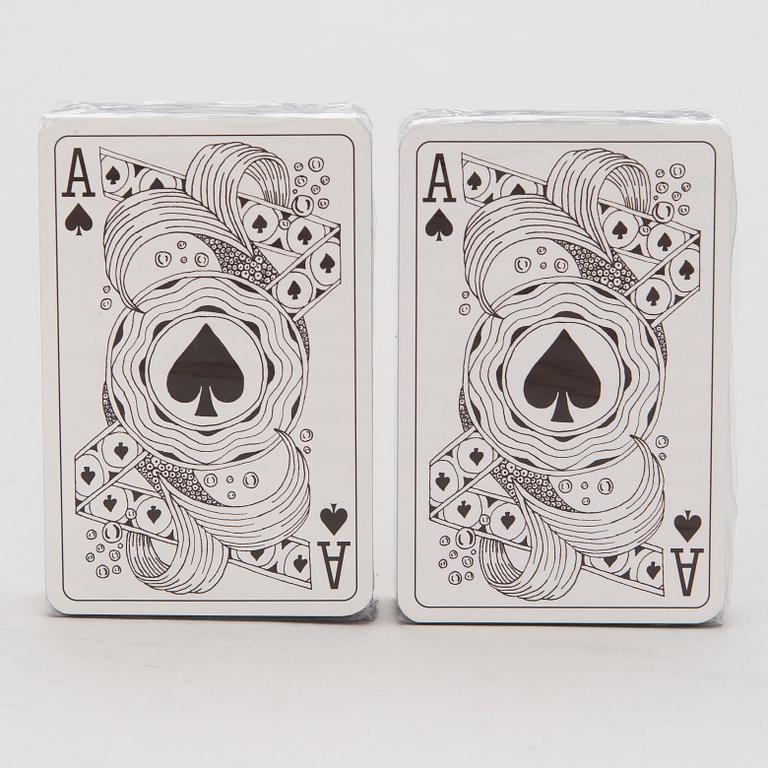 playing cards.