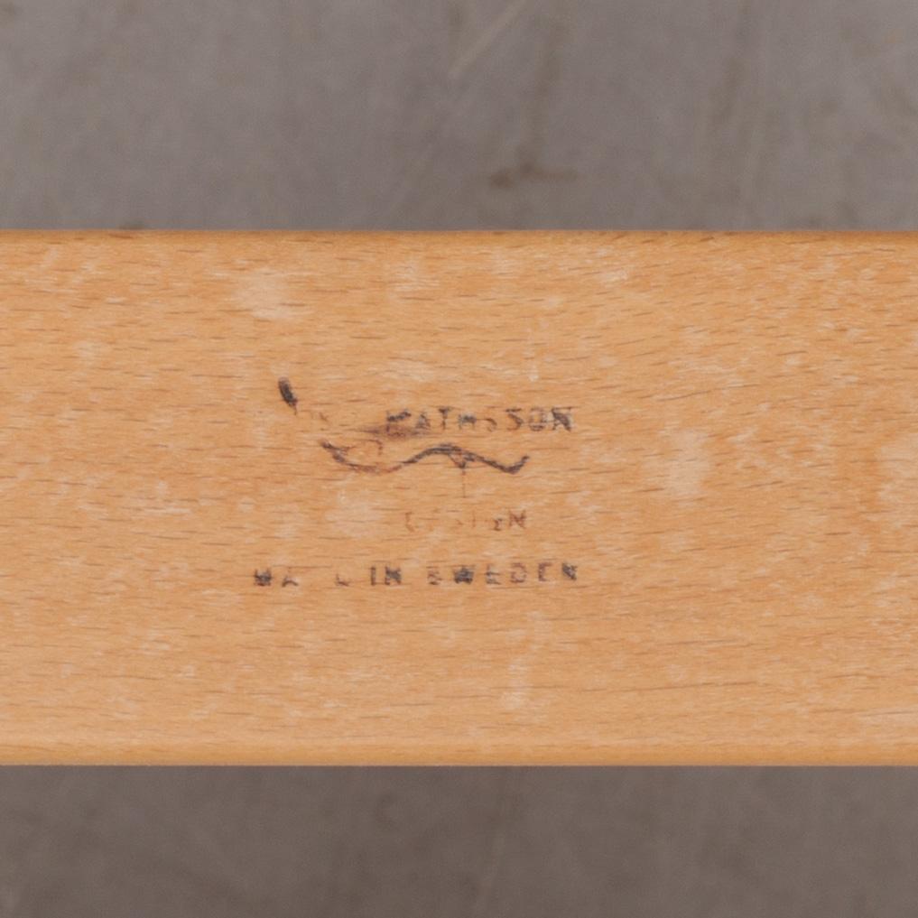 FÅTÖLJ, "Eva", Bruno Mathsson för Firman Karl Mathsson, 1972.