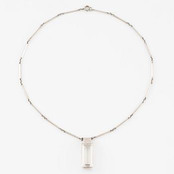 Collier, Stigbert, silver med bergkristall.