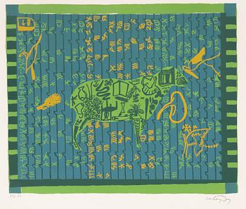 Folder with graphic prints by various artists "Les Hypergraphies".