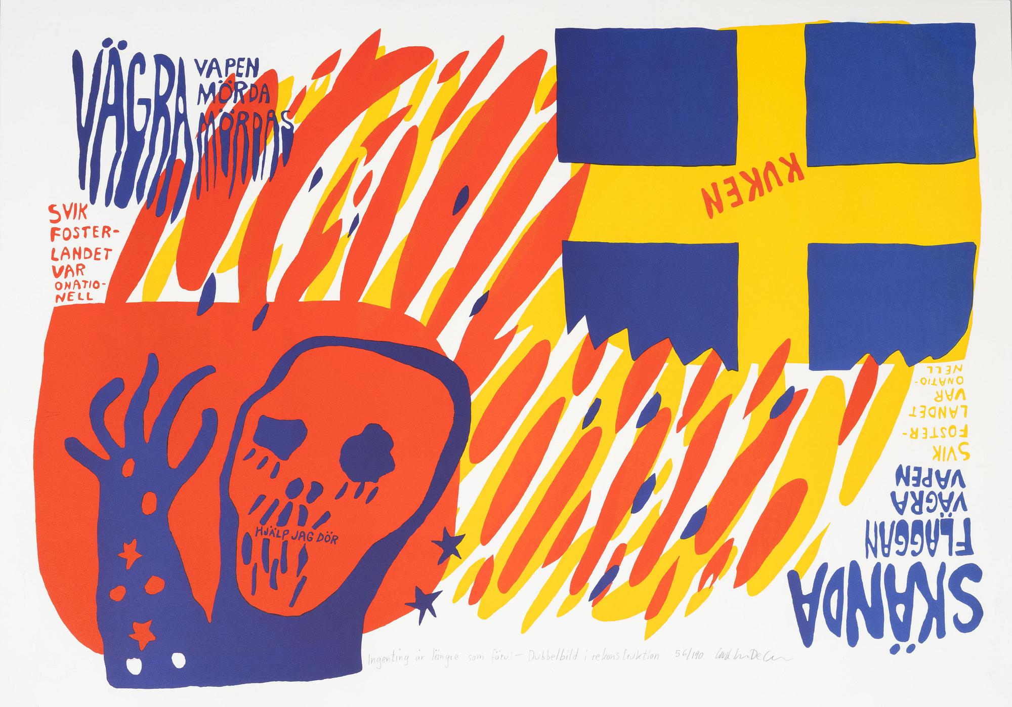 Carl Johan De Geer, "Ingenting är längre som förut - Dubbelbild i rekonstruktion".