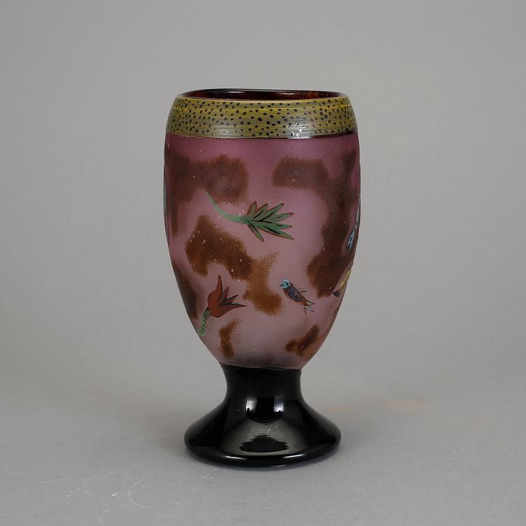 VAS, glas. Ulrica Hydman-Vallien, Kosta Boda 1986. Unik.