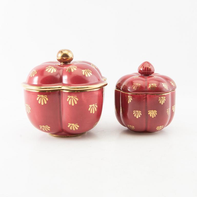 Arthur Percy, 30 pieces, "Rubin", Gefle, mid-20th century.