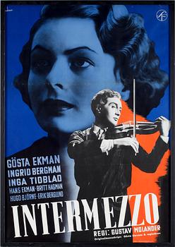 FILMAFFISCH, "Intermezzo", Anders Beckman, SF, 1936.