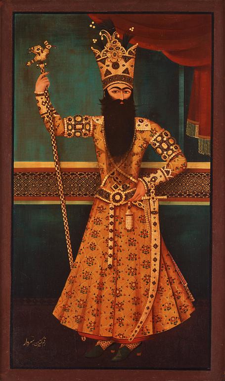 Mihr 'Ali Hans efterföljd, "Fath-Ali Shah Qajar" (1772-1834).