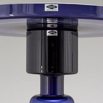 OIVA TOIKKA, KYNTTILÄNJALKA/ MALJAKKO, lasia, "Majakka", signeerattu Notsjö Nuutajärvi. Tuotannossa 1964-1973.