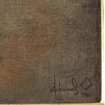 JOHANNES OLSSON,  olja på duk, signerad och daterad 1980.