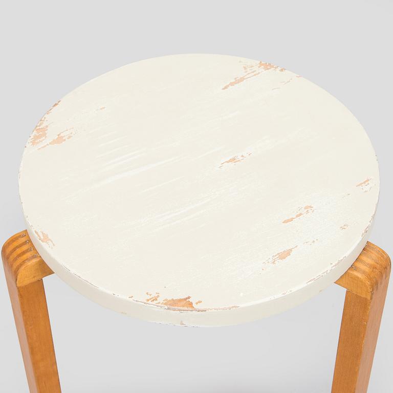 Alvar Aalto, A 1940s '60' stool for  O.Y. Huonekalu- ja Rakennustyötehdas A.B. Finland.