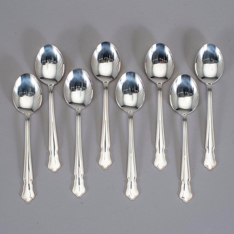 PARTI SILVERBESTICKDELAR, bland annat en soppslev GAB, Stockholm, 1907. Vikt ca 1175 g.