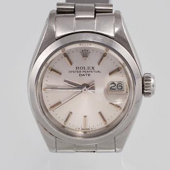 ARMBANDSUR, dam, stål, "date", Rolex, 1900-talets senare del.