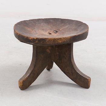 A 20th century African stool.