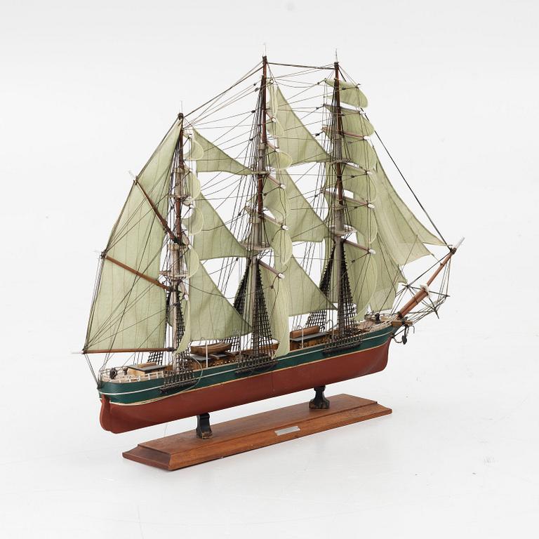 Ship model. 20th century.