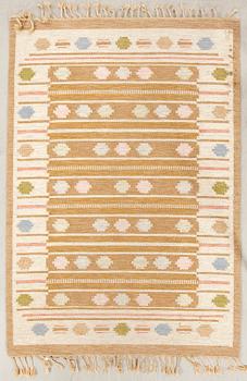 Anna-Johanna Ångström, rug flat weave signed approximately 200x139 cm.