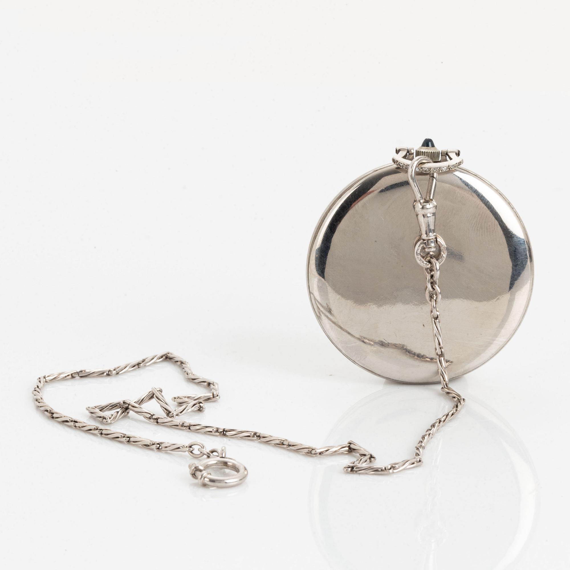 Pocket watch, Signed Omega, 45 mm.