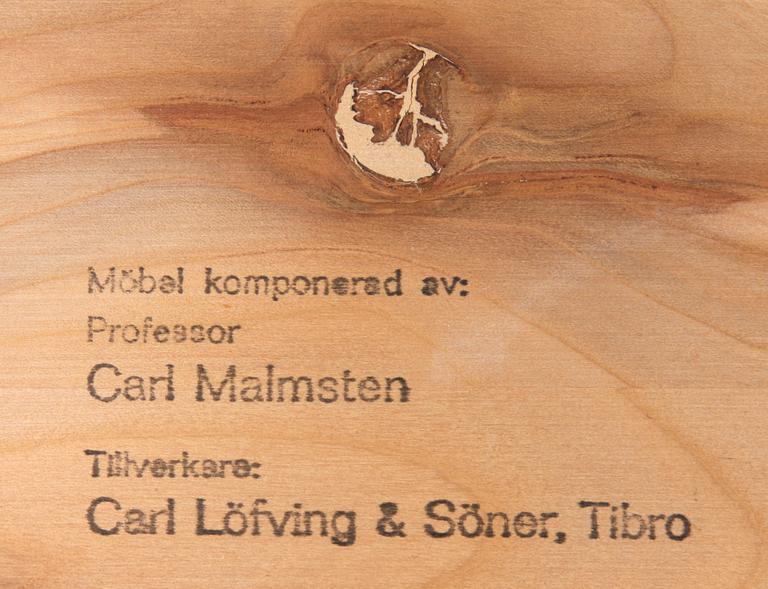 BORD, ett par, Carl Malmsten, tillverkad av Carl Löfving & Söner, Tibro.