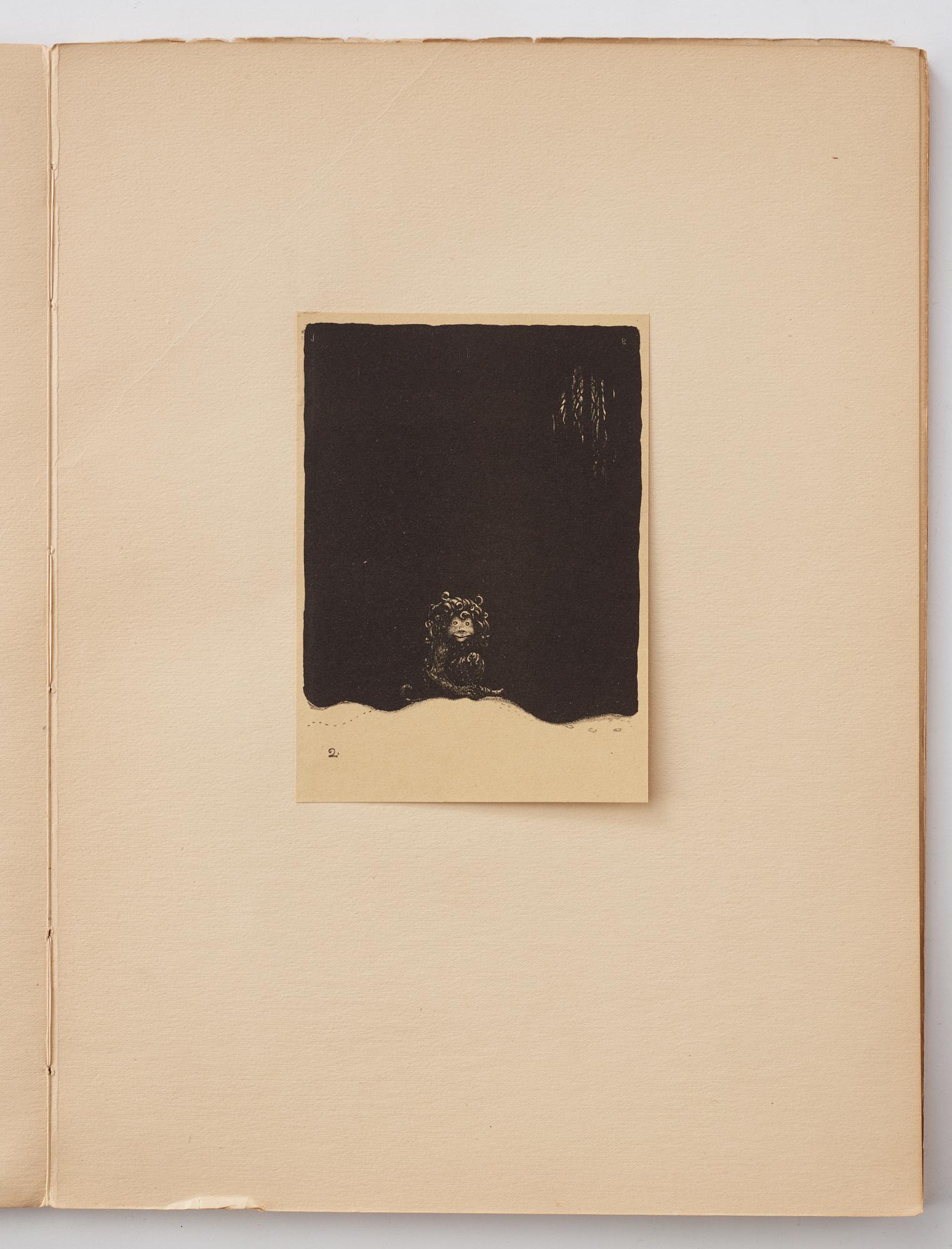 John Bauer, "Troll" 10 litografier i mapp/bok.