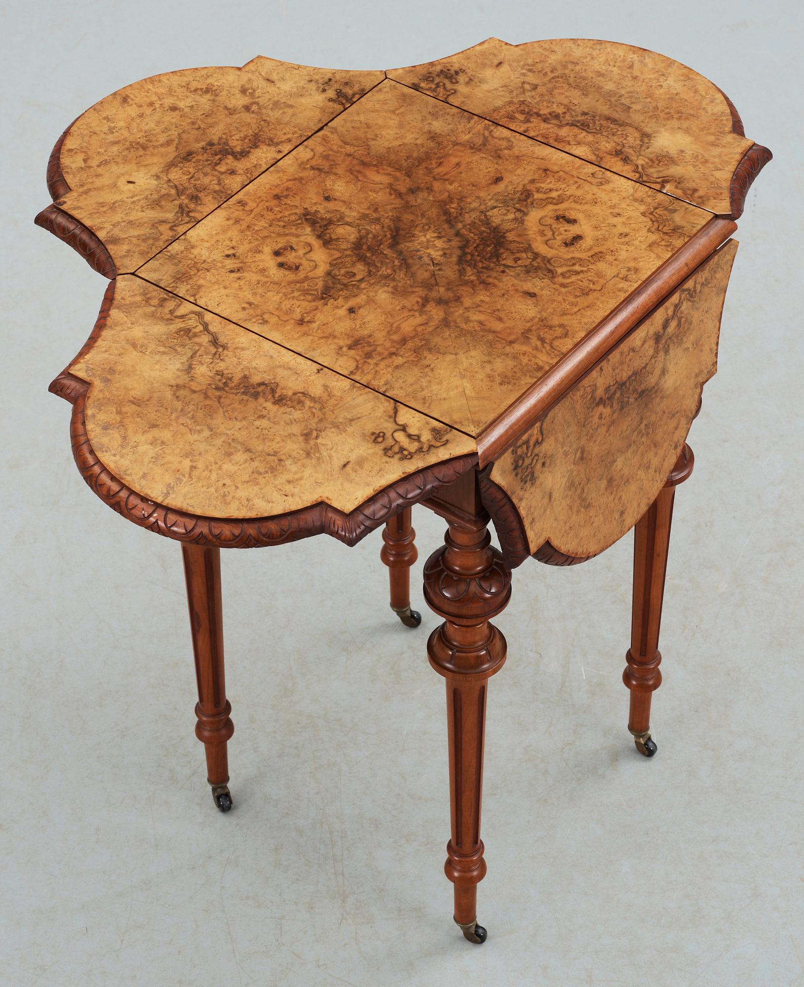 FÄLLBORD, Nyrenässans, 1800-talets slut.