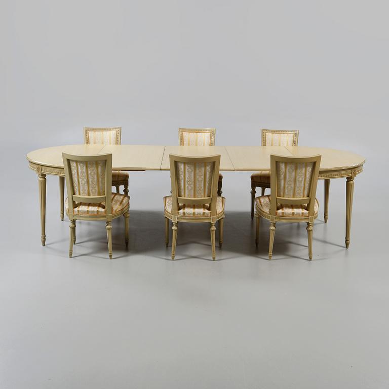 MATSALSGRUPP, 7 delar, Åmells, Gnesta, 1970-tal.