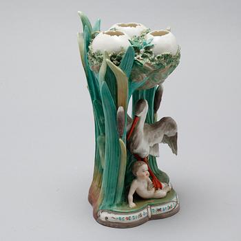 A porcelain table decoration from A.W.F Kister in Germany, around the year 1900.