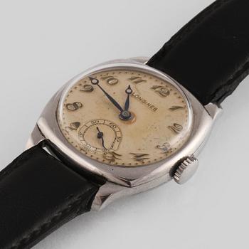 ARMBANDSUR, Longines, stål, omkring 1930-talet.