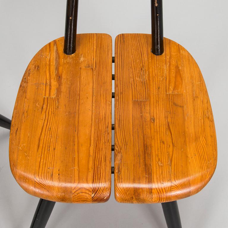 Ilmari Tapiovaara, two 'Pirkka' chairs Asko late 1950s and Laukaan Puu 1960s.