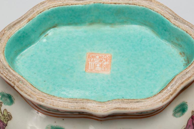 SKÅL, porslin, Kina, 1800-talets mitt.