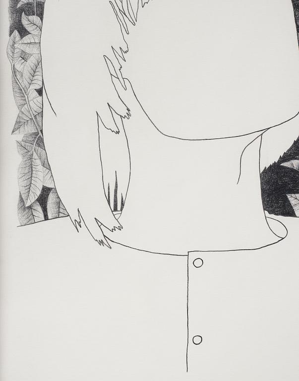 Maria Finn, graphite on paper, executed in 1999.