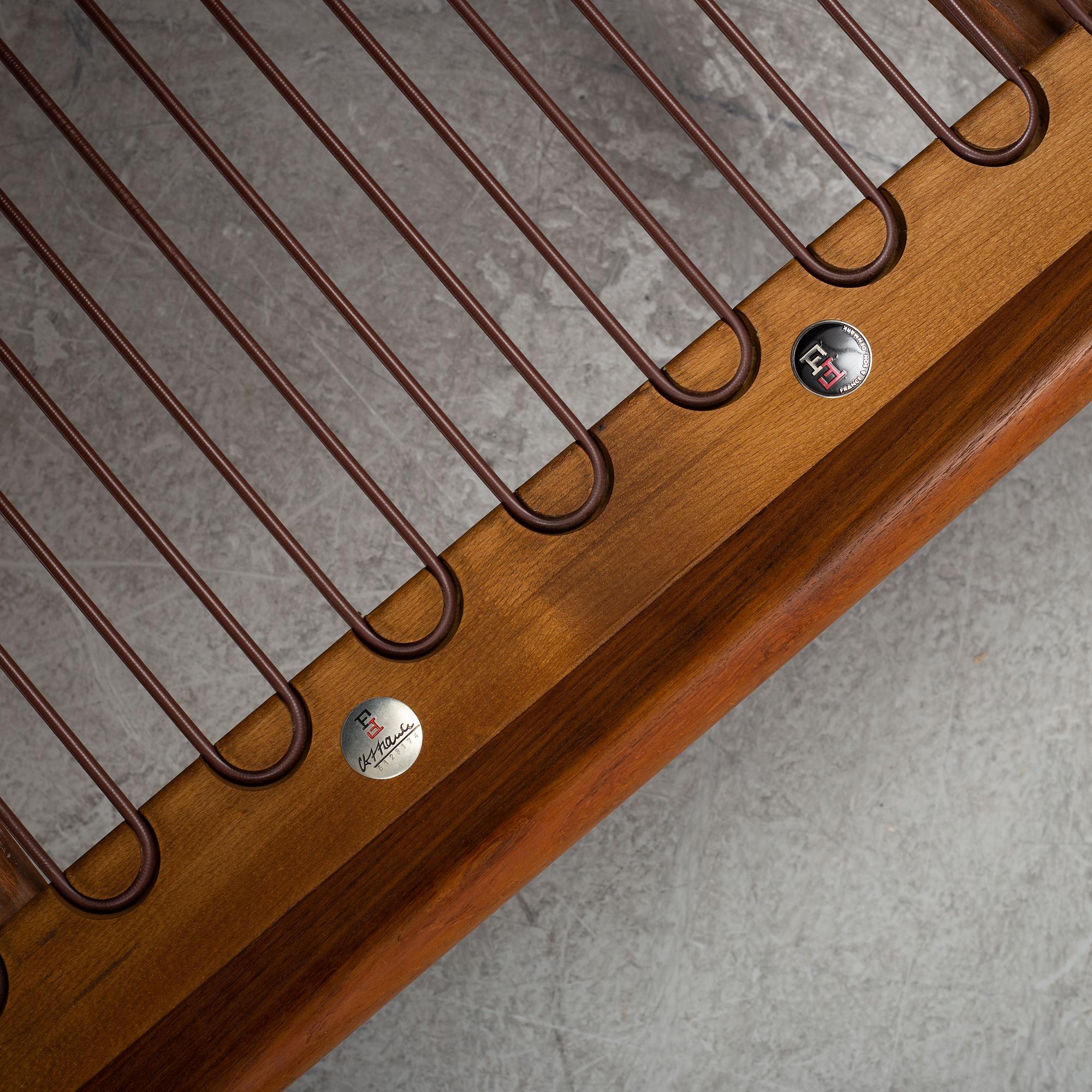 Peter Hvidt & Orla Mølgaard Nielsen, soffa/dagbädd, France & Son,
Danmark, 1900-talets mitt.