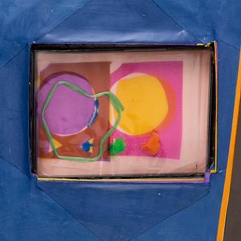 Brian Belott, blandteknik på duk, lampa, signerad och daterad 2016 a tergo.