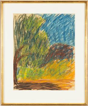 Inge Schiöler, Landscape with Trees.