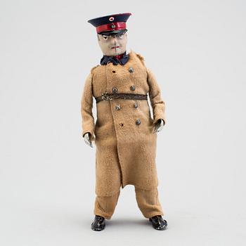 A Lehmann tinplate and textile Captain of Kopenick, Germany, 1907-1918.