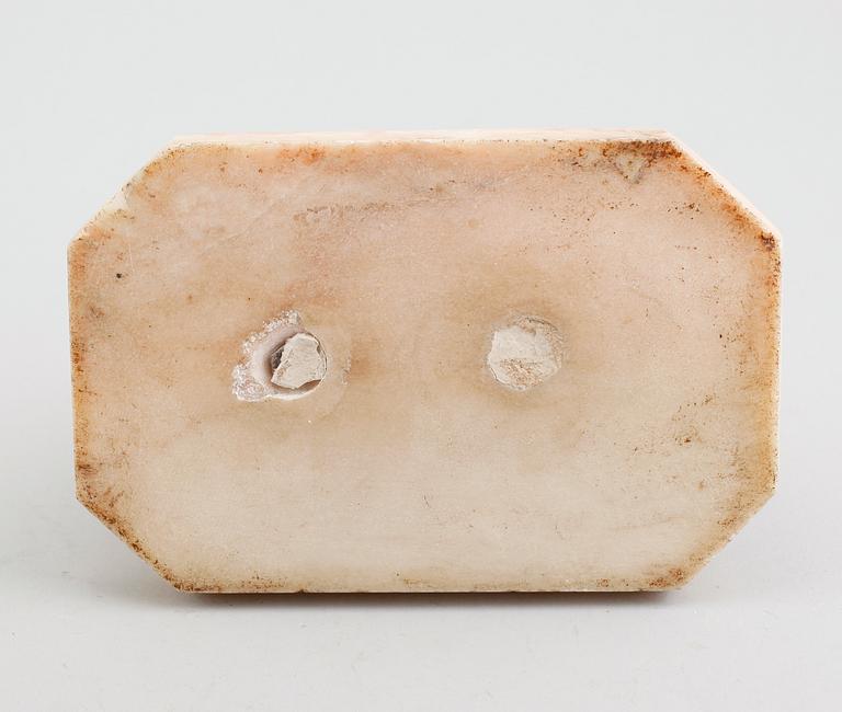 BREVPRESS, patinerad metall, 1700-tal eller äldre.