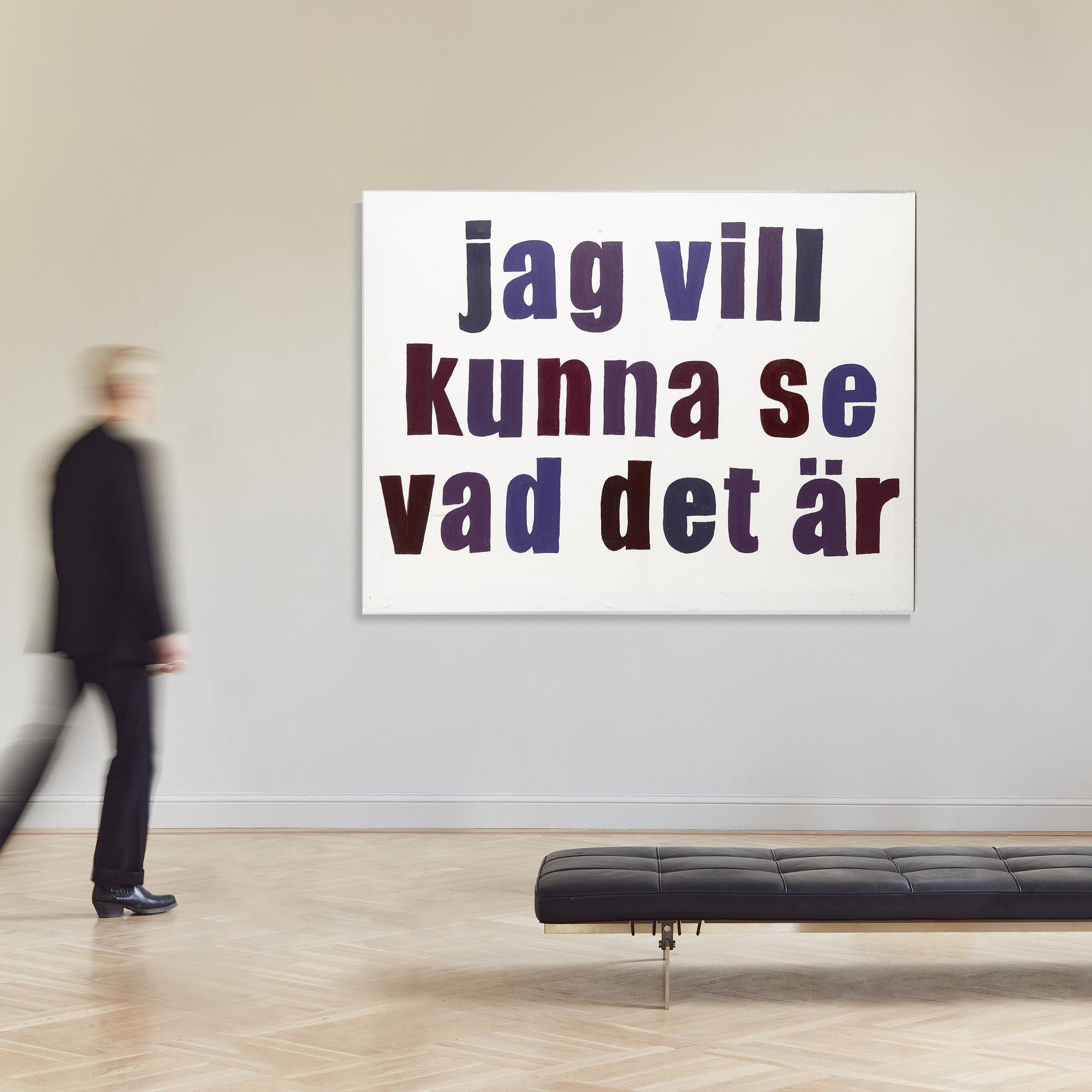 Annika Ström, acrylic on canvas signed and dated 2005 verso.
