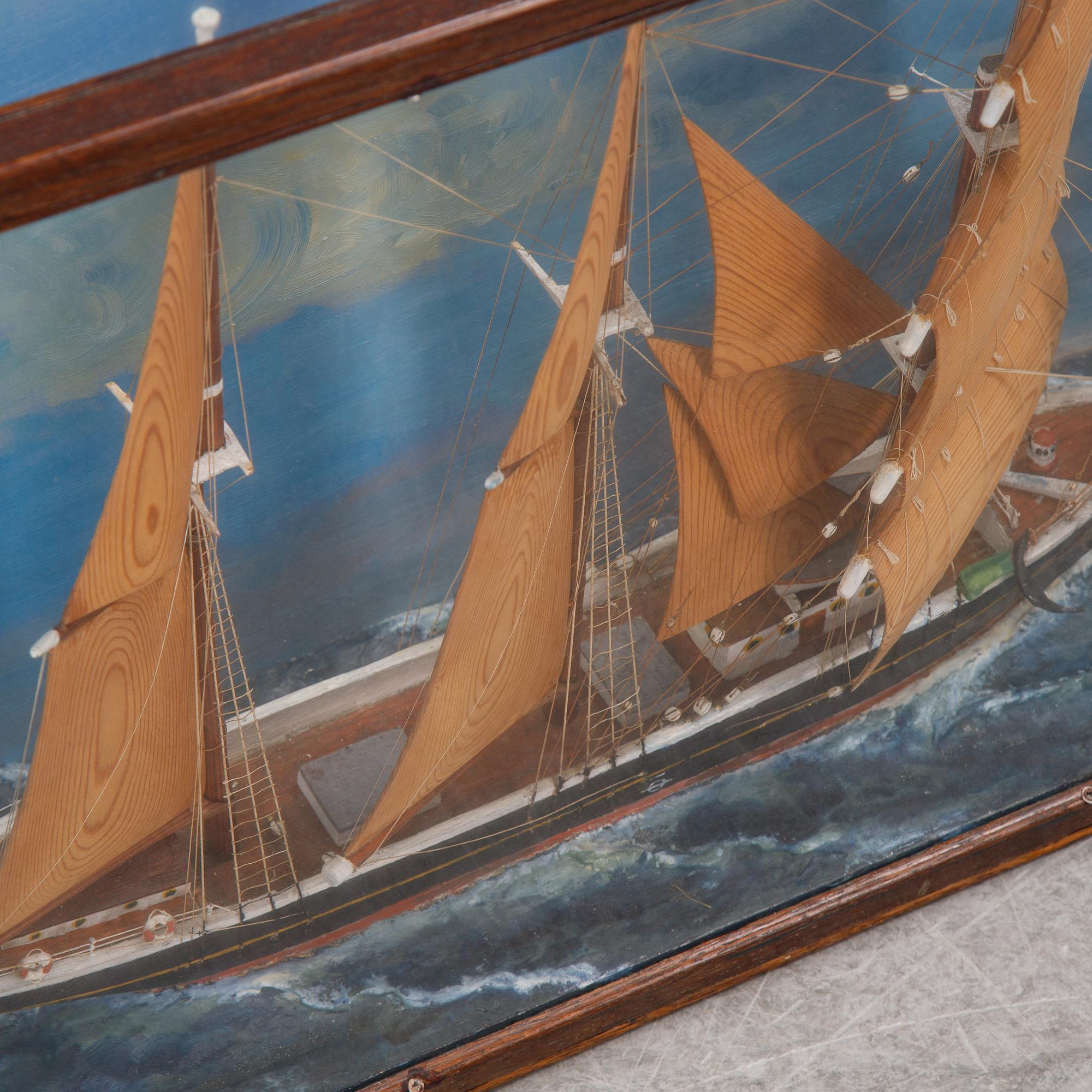 A ship model, S7S Jarl, 1931.