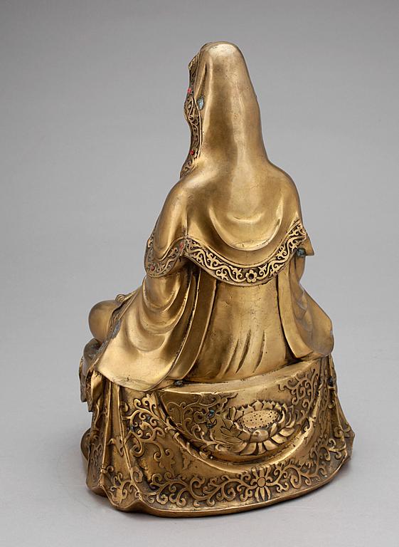 BUDDHA, brons, orientalisk, 1900-tal.